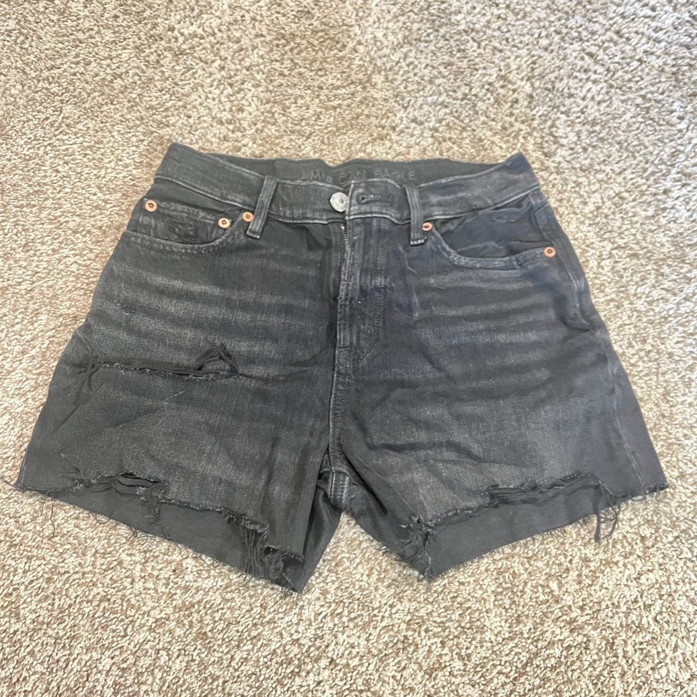 American Eagle Outfitters Black Jean Shorts